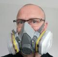 Patch biocide Hygiafelt® pour masque à cartouche type 3M