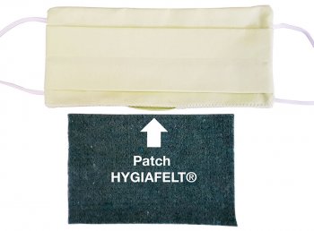 Patch biocide Hygiafelt® pour masque de protection individuel